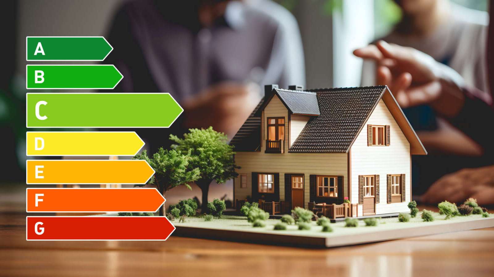 Le diagnostic de performance énergétique (DPE) sur un bien immobilier classé C.